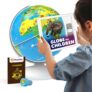 Shifu PlayShifu Educational Globe for Kids, Orboot Earth ( App) Interactive AR World, 400 Wonders, 1000 Facts, STEM Toy Gifts for Kids 4-10 Years, No Borders, No Names on Orboot Globe