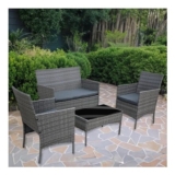 Shine Planet 4 Seater Garden Patio Furniture Set
