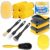 ShinetiX 16 PCS Car Cleaning Kit, 800 GSM Microfiber Towels, Car Detailing Kit Sold by Shinetix / FBA