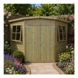 Shire 8 X 8 Tongue and Groove Corner Shed – Pressure Treated