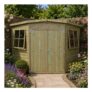 Shire 8 X 8 Tongue and Groove Corner Shed – Pressure Treated