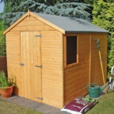 Shire Durham Apex Tongue & Groove Shed – 8 x 6ft – Free C&C