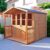 Shire Houghton Double Door Apex Dip Treated Summerhouse with Veranda – 7 x 7ft