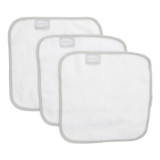 Shnuggle Baby Wash Cloths, 3-Pack, Bamboo Cotton, White