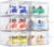 Shoe Storage Box, 6 Pcs Shoe Box Clear Plastic Stackable, Sturdy Foldable Shoe Organizer Containers with Magnetic Door for Women/Men, White