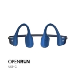 Shokz OpenRun / OpenRun Mini Bone Conduction Sport Headphones for sports ( Black or Blue / Titanium Band / Bluetooth / IP67 )