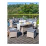 Shore Rattan Corner Garden Sofa Dining Set