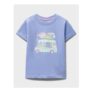 Short Sleeve Graphic T-Shirt in Blue