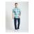 Short Sleeve Multi Colour Overcheck Shirt in Forest