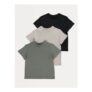 Short Sleeve T Shirts 3 Pack