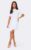 Short Sleeve Wrap Tie Detail T-Shirt Dress In White – Sizes 6, 8, 10 12
