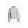 Shoulder-Pad Turtleneck Jumper