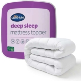 Silentnight Deep Sleep Mattress Topper King Size Bed – w/ Easy Fit Straps 200 x 150cm