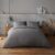 Silentnight Supersoft Duvet Set – Double, Charcoal – Prime Price
