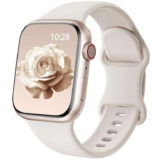 Silicone Sport Strap Compatible with Apple Watch Straps 44m 45mm – Sold by Yoohoo UK FBA