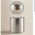 Silver-Tone Metal Bulb Battery Table Lamp – Free C&C