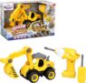 SilverLit Tooko Build My First Digger Construction Set Build and Drive RC Car Toy with 28 Parts Powered Screwdriver and Remote Control STEM Learning Remote Control Car Toy for Toddlers Ages 3