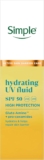 Simple Hydrating UV Fluid SPF 50 40 ml