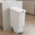 Simplehuman 40L Plastic Slim Pedal Bin – White