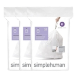 Simplehuman CW0260 Code K Custom Fit Bin Liners, 60 Total – £14.04 S&S