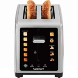 SimpliTouch 2 Slice Toaster, Wide Slot, Touchscreen, Black/Stainless Steel