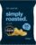 Simply Roasted – Sea Salt Crisps 24 x 21.5g Impulse Bags Just 3 Ingredients Vegan 50% Less Fat Under 99 Calories Per Serve Triple Cooked for the Ultimate Crunch Gluten & Allergen-Free