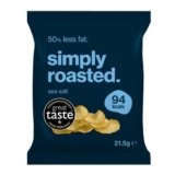 Simply Roasted Sea Salt Crisps, 24×21.5g, 50% Less Fat – £12.48 S&S