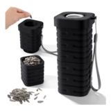 Sinbana Sunflower Shell Spit Cup 2-in-1 Portable Storage and Holder