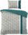 Single Bed Duvet Cover Set -Green Bedding Geometric Striped Boho Bedding Set Soft Quilt Cover For Adult -135x200cm And 50x75cm Pillowcase
