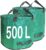 Singwow 500L Heavy Duty Garden Waste Bags, Reinforced Base Edge, 2 Pack 140 g/m² woven PP bags with support hoops and four handles for bulky leaves and large seasonal garden cleanup.