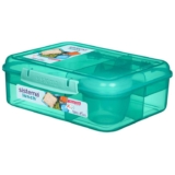Sistema Bento Box LUNCH Bento School Lunch Box with Compartments 1.65L