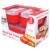 Sistema Heat and Eat Microwave Container Set 1.25 L525 ml Microwave School Lunch Boxes with Steam Release Vents