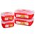 Sistema Heat and Eat Microwave Set 1.25 L525 ml Rectangular School Lunch Boxes with Steam Release Vents BPA-Free 4 Count