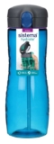 Sistema Hydrate Quick Flip Water Bottle 800 ml BPA Free Water Bottle with Straw Assorted Colours