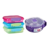 Sistema Lunch Sandwich Boxes 450 Ml Food Storage Containers