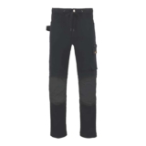 Site Dunnell Stretch Multi-Pocket Trousers Black 30 W 32 L – free C&C