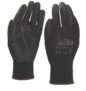 Site PU Palm Dip Gloves Black Large (458FR) (Free C&C only)