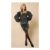 Size 10 UK Black Velvet and Silver Sequin Mini Dress