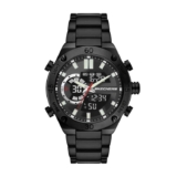 Skechers Agnew Mens Dual Chronograph Digital Dial Black Bracelet Watch