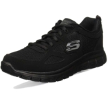 Skechers Burns Agoura Mens Synthetic Material Running Trainers Black UK sizes 5.5-11 half sizes incl., 12&13 w/ voucher