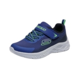Skechers Microspec II Zovrix Trainer Boys Navy UK 2