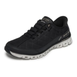 Skechers Womens Glide-Step Cozy Fit Shoes – Black UK 6