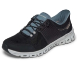 Skechers Womens Glide-Step Stargaze Slip-in Trainers – Only Black/7 UK