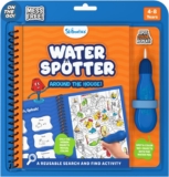 Skillmatics Reusable Search & Find Book – Water Spotter, Mess-Free, Paint with Water Kits, Fun Learning Painting Activity, Travel Toy, Gifts for Boys & Girls Ages 4, 5, 6, 7, 8