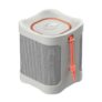 Skullcandy Terrain Mini Wireless Bluetooth Portable Speaker, IPX7 Waterproof, USB-C, 14hr Battery, Built-In Carry Strap – Bone / Light Grey