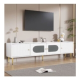 Sleek Media Console Unit Storage Sideboard That Fits Up To 70 TVs – Free P&P