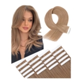 Sleekalon Invisible Tape Hair Extensions, Real Remy Hair, 22in