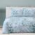 Sleepdown Botanical Leaves Floral Green Reversible Duvet Cover Quilt Pillow Cases Bedding Set Soft Easy Care – King (230cm x 220cm)