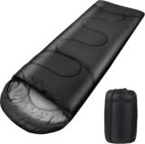 Sleeping Bag for Adults 3-Season – Ultra-Light & Warm, Waterproof Camping Sleeping Bag, Lightweight with Compact Bag for Backpacking, Hiking, Travel
