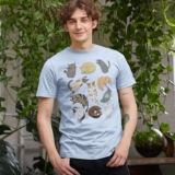 Sleepy Cats Mens T-shirt – Various Colours and Sizes